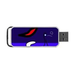 Night Duck Portable Usb Flash (one Side)