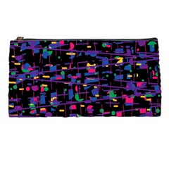 Purple Galaxy Pencil Cases by Valentinaart