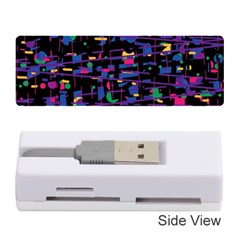 Purple Galaxy Memory Card Reader (stick)  by Valentinaart