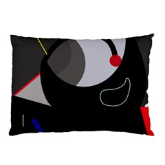 Gray bird Pillow Case (Two Sides)