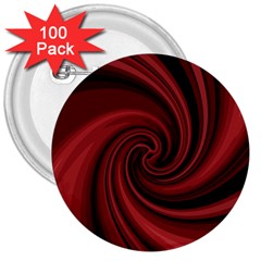 Elegant Red Twist 3  Buttons (100 Pack)  by Valentinaart