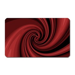 Elegant Red Twist Magnet (rectangular) by Valentinaart