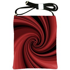 Elegant Red Twist Shoulder Sling Bags by Valentinaart