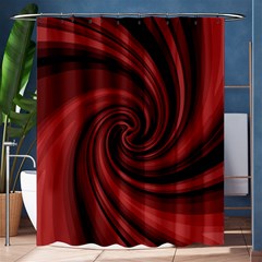 Elegant Red Twist Shower Curtain 60  X 72  (medium)  by Valentinaart