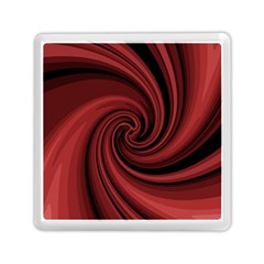 Elegant Red Twist Memory Card Reader (square) 