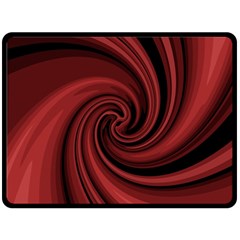 Elegant Red Twist Double Sided Fleece Blanket (large) 