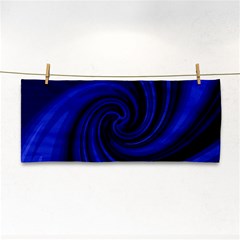 Blue Decorative Twist Hand Towel by Valentinaart