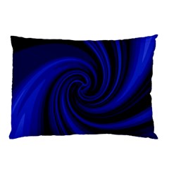 Blue Decorative Twist Pillow Case by Valentinaart