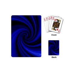 Blue Decorative Twist Playing Cards (mini)  by Valentinaart