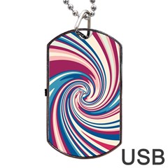 Lollipop Dog Tag Usb Flash (two Sides)  by Valentinaart