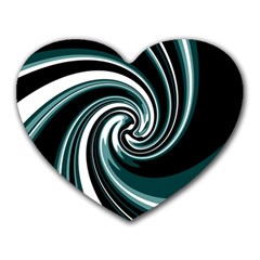 Elegant twist Heart Mousepads