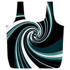 Elegant twist Full Print Recycle Bags (L) 