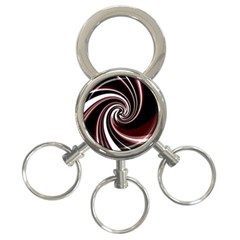 Decorative Twist 3-ring Key Chains by Valentinaart