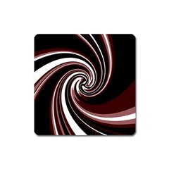 Decorative Twist Square Magnet by Valentinaart