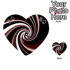 Decorative Twist Playing Cards 54 (heart)  by Valentinaart