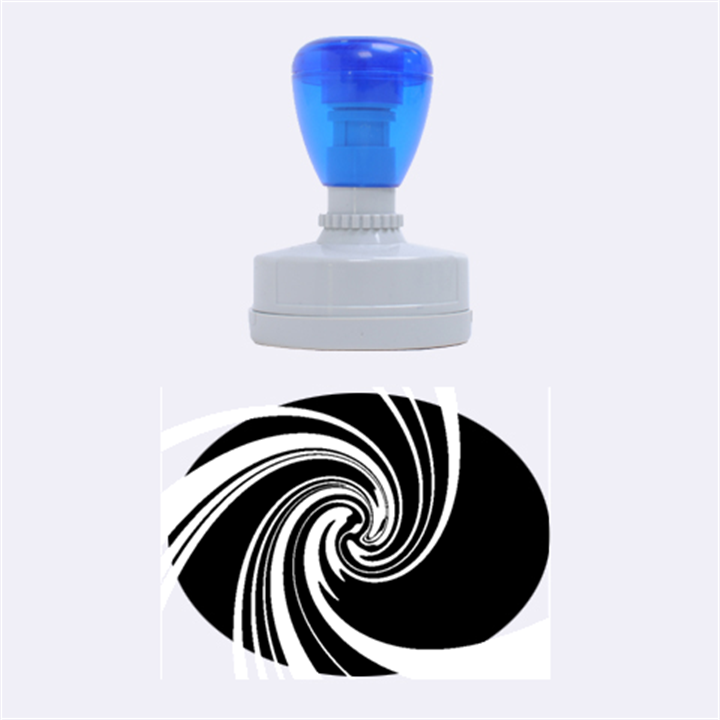 Decorative twist Rubber Oval Stamps