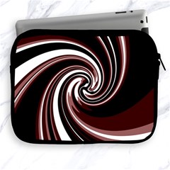 Decorative Twist Apple Ipad 2/3/4 Zipper Cases by Valentinaart