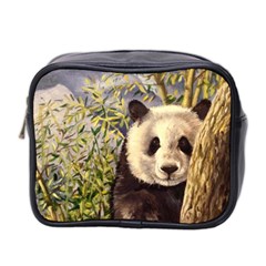 Panda Mini Toiletries Bag 2-side by ArtByThree