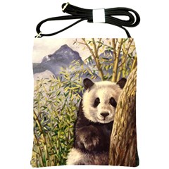 Panda Shoulder Sling Bags by ArtByThree