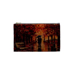 Unspoken Love  Cosmetic Bag (small)  by ArtByThree