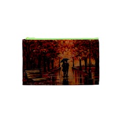 Unspoken Love  Cosmetic Bag (xs) by ArtByThree