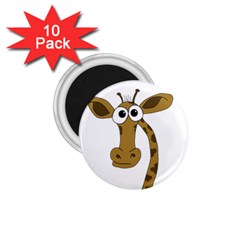 Giraffe  1 75  Magnets (10 Pack)  by Valentinaart