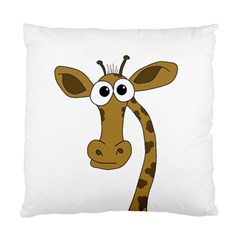 Giraffe  Standard Cushion Case (one Side) by Valentinaart