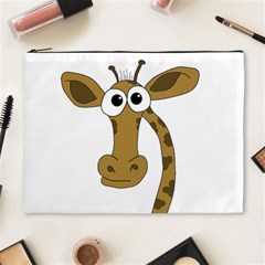 Giraffe  Cosmetic Bag (xl) by Valentinaart