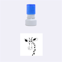 Giraffe  Rubber Round Stamps (small) by Valentinaart