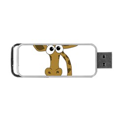 Giraffe  Portable Usb Flash (one Side) by Valentinaart