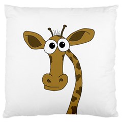 Giraffe  Standard Flano Cushion Case (two Sides) by Valentinaart