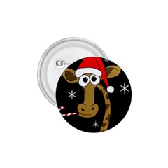 Christmas Giraffe 1 75  Buttons by Valentinaart