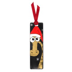 Christmas Giraffe Small Book Marks by Valentinaart