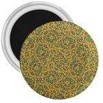 Modern Abstract Ornate Pattern 3  Magnets Front