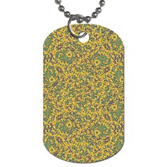 Modern Abstract Ornate Pattern Dog Tag (two Sides) by dflcprints