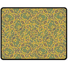 Modern Abstract Ornate Pattern Double Sided Fleece Blanket (medium) 