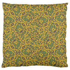 Modern Abstract Ornate Pattern Large Flano Cushion Case (one Side) by dflcprints