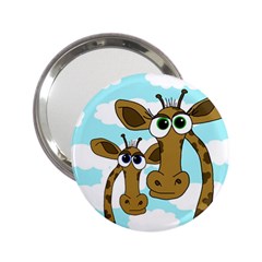 Just The Two Of Us 2 25  Handbag Mirrors by Valentinaart