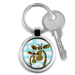 Just The Two Of Us Key Chains (round)  by Valentinaart