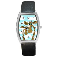 Just The Two Of Us Barrel Style Metal Watch by Valentinaart