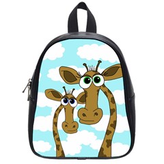 Just The Two Of Us School Bags (small)  by Valentinaart