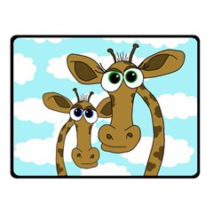 Just The Two Of Us Double Sided Fleece Blanket (small)  by Valentinaart