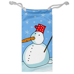 Snowman Jewelry Bags by Valentinaart