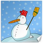 Snowman Canvas 16  x 16   15.2 x15.41  Canvas - 1