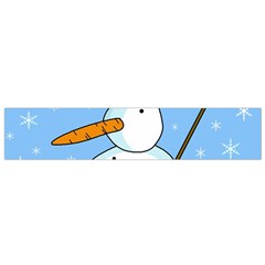 Snowman Flano Scarf (small) by Valentinaart