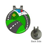 Hit the road Hat Clips with Golf Markers Front