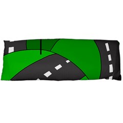 Hit The Road Body Pillow Case (dakimakura) by Valentinaart