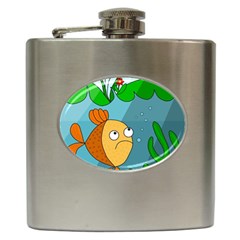 Are You Lonesome Tonight Hip Flask (6 Oz) by Valentinaart