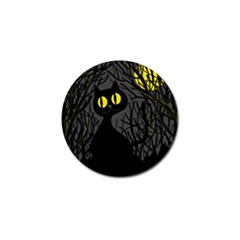 Black Cat - Halloween Golf Ball Marker (4 Pack) by Valentinaart