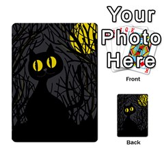 Black Cat - Halloween Multi-purpose Cards (rectangle)  by Valentinaart